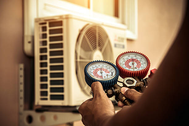 Professional Ductwork Repair technician working in Nokesville, VA